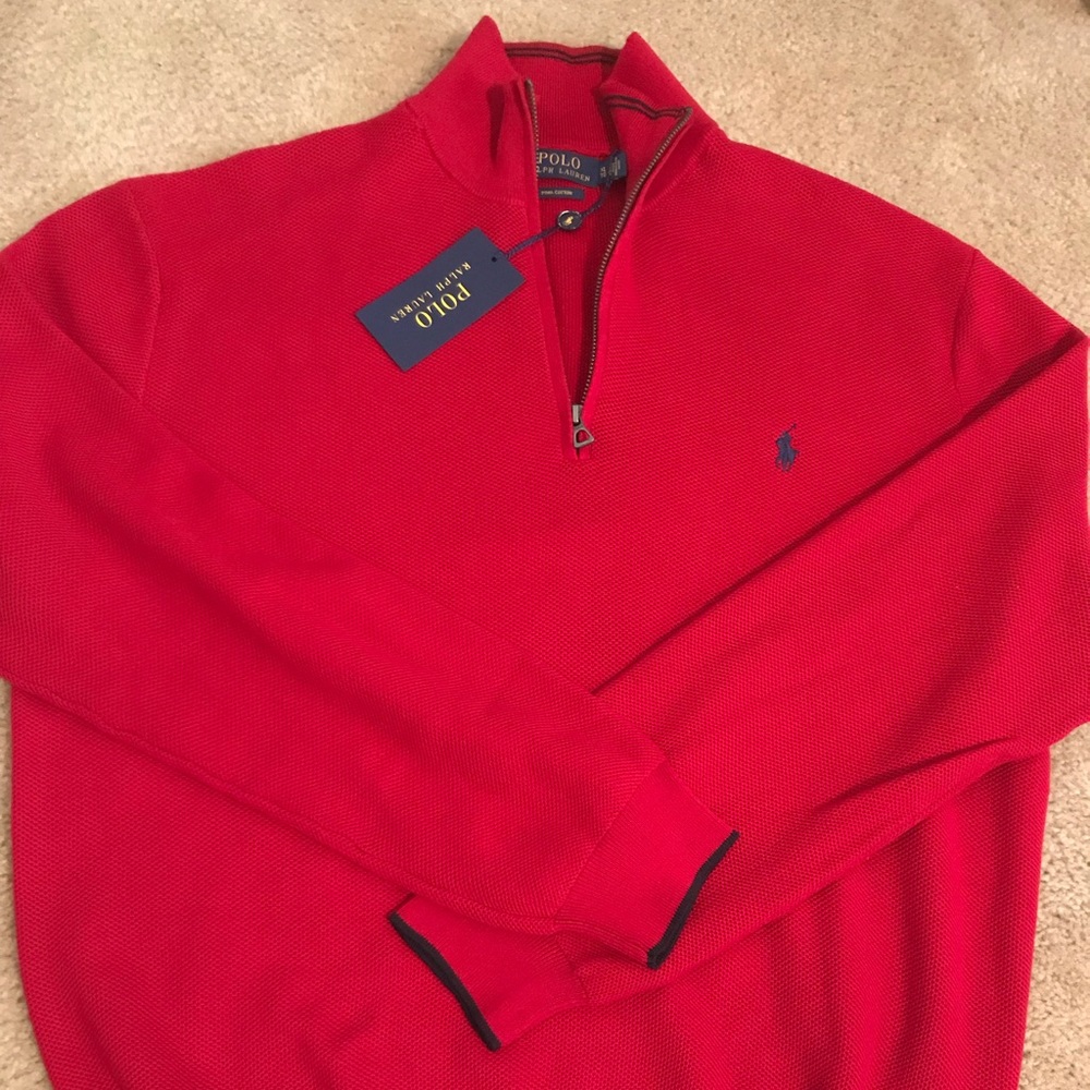 Ralph Lauren Polo long sleeve zip neck sweater